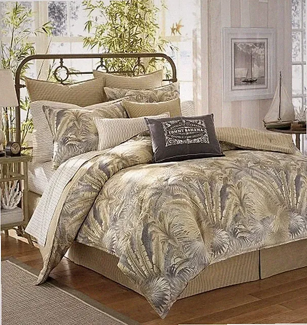 NEW Tommy Bahama Bed Bahamian Breeze King Size Bed Skirt In Package