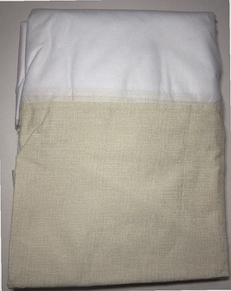 Tommy Bahama Bedskirt KING Beige Birds of Paradise Bed Skirt Cotton NWOB
