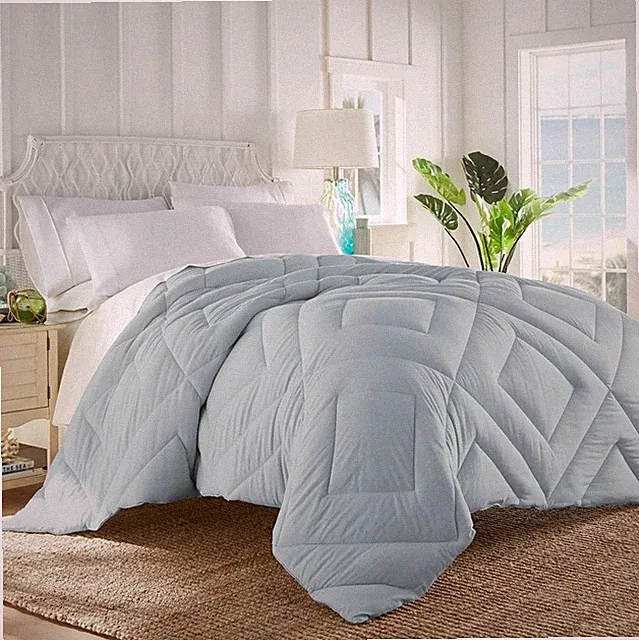 Tommy Bahama Butter Soft Down Alternative Comforter White Size Queen 90”x98” New