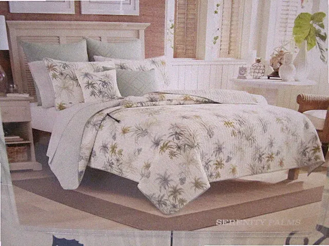 Tommy Bahama Home Serenity Palms Twin Quilt