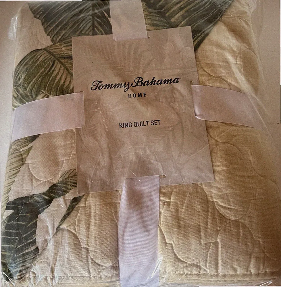 Tommy Bahama - King 3 Piece Cotton Comforter Set