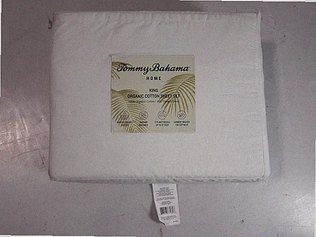 Tommy Bahama King Organic Cotton Sheet Set 200 Thread Count