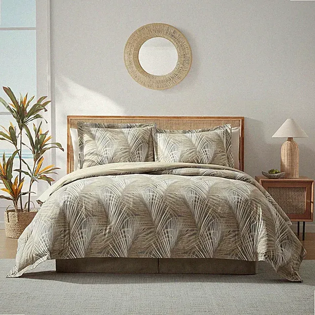 Tommy Bahama - Queen Comforter Set, Cotton Bedding with Matching Shams & Bedskir