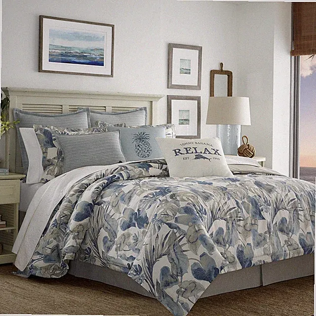 Tommy Bahama | Raw Coast Collection | Duvet Cover Set-100% Cotton Ultra-Soft &
