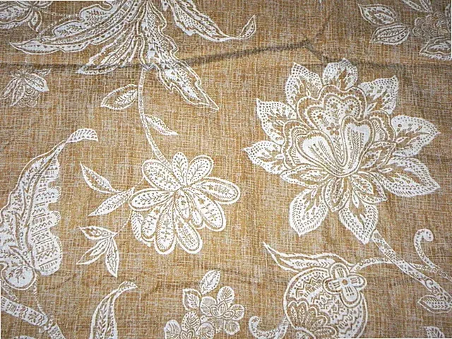 TOMMY BAHAMA TROPICAL FLORAL PALMS GOLD /WHITE SET OF 2 PILLOW SHAMS